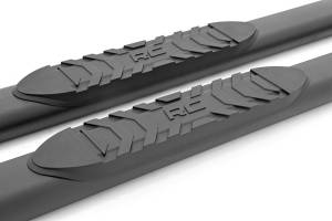 Rough Country - Oval Nerf Step Double Cab Black Toyota Tacoma 2WD/4WD (2005-2023) Rough Country - Image 5
