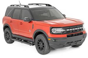Rough Country - Oval Nerf Steps Black Ford Bronco Sport 4WD (2021-2026) Rough Country - Image 2