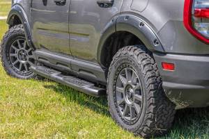 Rough Country - Oval Nerf Steps Black Ford Bronco Sport 4WD (2021-2026) Rough Country - Image 6