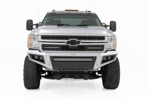 Rough Country - LED Light Kit Ditch Mount 3 Inch OSRAM Wide Chevy 1500 & Silverado/Sierra 2500HD/3500HD (07-14) Rough Country - Image 2