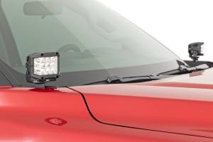 Rough Country - LED Light Kit Ditch Mount 2 Inch Spectrum Pair Spot Toyota Tundra (22-26) Rough Country - Image 6
