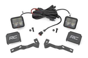 LED Light Kit Ditch Mount 2 Inch Spectrum Pair Spot Toyota Tacoma (16-23) Rough Country