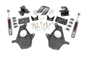 2 Inch Lowering Kit 4 Inch Rear Lowering Alum/Stamped Knuckle Silverado/Sierra 1500 (14-18) Rough Country