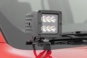 Rough Country - LED Light Kit Ditch Mount 2 Inch Spectrum Pair Spot Nissan Frontier (22-26) Rough Country - Image 2