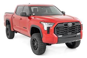 Rough Country - LED Light Kit Ditch Mount 2 Inch Black Pair Flood Toyota Tundra (22-26) Rough Country - Image 3