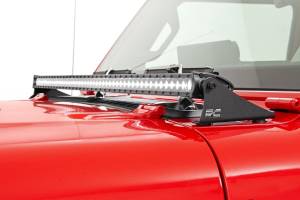 Rough Country - LED Light Kit Cowl Mount 50 Inch Spectrum Single Row Jeep Gladiator JT/Wrangler JL (18-26) Rough Country - Image 3