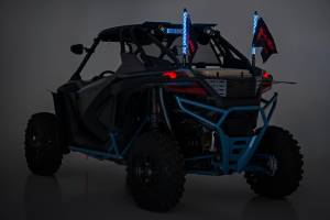 LED Light Whip Kit 2 ft Multi-Color 2-pc Rough Country