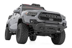 Rough Country - LED Fog Light Kit 3.5 Inch Round Black Series Amber DRL Toyota Tacoma (16-23) Rough Country - Image 4