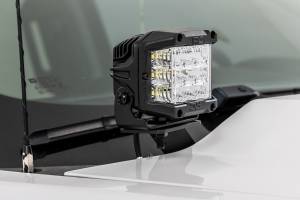 Rough Country - LED Ditch Light Kit 3in OSRAM Pair Wide Silverado/Sierra 1500 (14-18 & Classic) Rough Country - Image 6