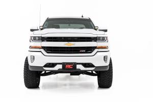 Rough Country - LED Ditch Light Kit 2in Black Pair Spot Silverado/Sierra 1500 (14-18 & Classic) Rough Country - Image 3