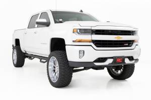 Rough Country - LED Ditch Light Kit 2in Black Pair Flood Silverado/Sierra 1500 (14-18 & Classic) Rough Country - Image 4