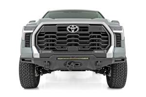 Rough Country - Hybrid Front Bumper 12000S Black LED w/ White DRL Toyota Tundra (22-26) Rough Country - Image 2