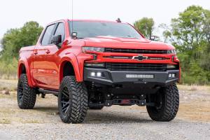 Rough Country - High Clearance Front Bumper LED Lights & Skid Plate Chevy Silverado 1500 (19-22) Rough Country - Image 5
