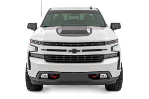Rough Country - Hood Scoop GXG Tungsten Chevy Silverado 1500 2WD/4WD (2019-2026) Rough Country - Image 2