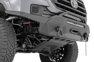Rough Country - Front Bumper Hybrid 20 Inch Black LED 12000-Lb Winch Syn Toyota Tacoma (16-23) Rough Country - Image 4