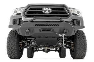 Rough Country - Front Bumper High Clearance 12000-Lb Pro Series Winch Synthetic Rope Toyota Tacoma 4WD (16-23) Rough Country - Image 2