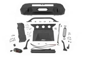 Rough Country - Front Bumper Hybrid 20 Inch Black LED Toyota Tacoma 2WD/4WD (2016-2023) Rough Country - Image 4