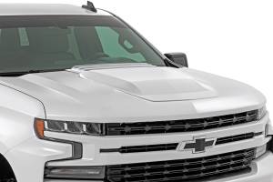 Hood Scoop GAZ Summit White Chevy Silverado 1500 2WD/4WD (2019-2026) Rough Country