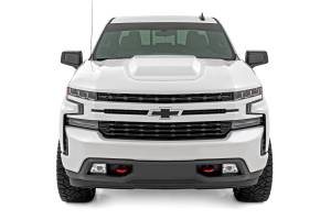 Rough Country - Hood Scoop GAZ Summit White Chevy Silverado 1500 2WD/4WD (2019-2026) Rough Country - Image 2