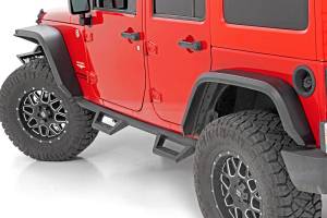 Rough Country - High Clearance LED Flat Fender Flare Kit UV Treated Jeep Wrangler JK (07-18) Rough Country - Image 3