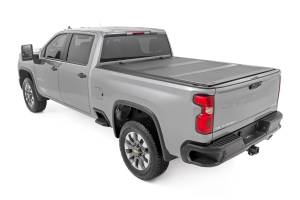 Rough Country - Hard Tri-Fold Flip Up Bed Cover 6 Foot 9 Inch Bed Chevy/GMC Silverado/Sierra 2500HD/3500HD (20-26) Rough Country - Image 3