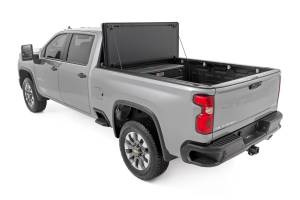 Rough Country - Hard Tri-Fold Flip Up Bed Cover 6 Foot 9 Inch Bed Chevy/GMC Silverado/Sierra 2500HD/3500HD (20-26) Rough Country - Image 5