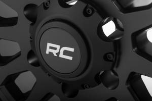 Rough Country - 87 Series Wheel Simulated Beadlock Black/Machined 17x8.5 6x5.5 +0mm Rough Country - Image 4