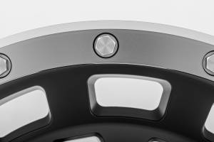 Rough Country - 87 Series Wheel Simulated Beadlock Black/Machined 17x8.5 6x5.5 +0mm Rough Country - Image 5
