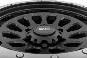 Rough Country - 87 Series Wheel Simulated Beadlock Black/Machined 17x8.5 6x5.5 +0mm Rough Country - Image 6