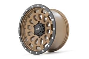 Rough Country - 87 Series Wheel Simulated Beadlock Bronze/Black 17x8.5 6x5.5 +0mm Rough Country - Image 3