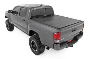 Rough Country - Hard Tri-Fold Flip Up Bed Cover 6 Foot Bed Toyota Tacoma 2WD/4WD (2016-2023) Rough Country - Image 3