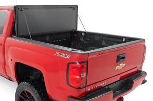 Rough Country - Hard Tri-Fold Flip Up Bed Cover 5 Foot 9 Inch Bed Silverado/Sierra 1500 (14-18 & Classic) Rough Country - Image 2