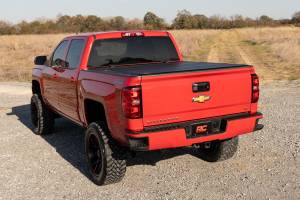 Rough Country - Hard Tri-Fold Flip Up Bed Cover 5 Foot 9 Inch Bed Silverado/Sierra 1500 (14-18 & Classic) Rough Country - Image 6