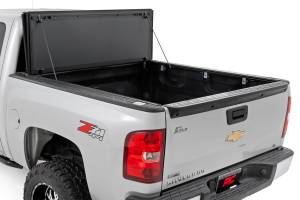 Rough Country - Hard Tri-Fold Flip Up Bed Cover 5 Foot 9 Inch Bed Silverado/Sierra 1500 (07-13) Rough Country - Image 2