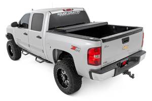 Rough Country - Hard Tri-Fold Flip Up Bed Cover 5 Foot 9 Inch Bed Silverado/Sierra 1500 (07-13) Rough Country - Image 3