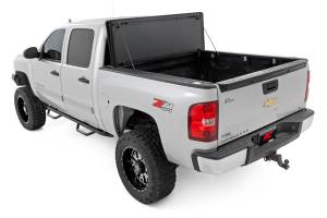 Rough Country - Hard Tri-Fold Flip Up Bed Cover 5 Foot 9 Inch Bed Silverado/Sierra 1500 (07-13) Rough Country - Image 6
