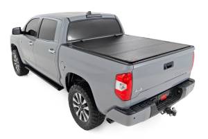Rough Country - Hard Tri-Fold Flip Up Bed Cover 5 Foot 7 Inch Bed Toyota Tundra 2WD/4WD (07-21) Rough Country - Image 3