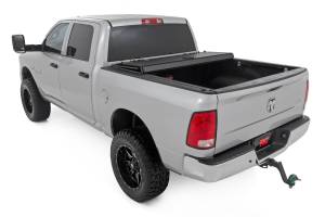 Rough Country - Hard Tri-Fold Flip Up Bed Cover 5 Foot 7 Inch Bed Ram 1500 2WD/4WD (2009-2018 & Classic) Rough Country - Image 5