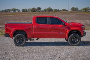 Rough Country - Hard Tri-Fold Flip Up Bed Cover 5 Foot 10 Inch Bed Chevy/GMC Sierra 1500 (19-26)/Silverado 1500 (19-26) Rough Country - Image 3