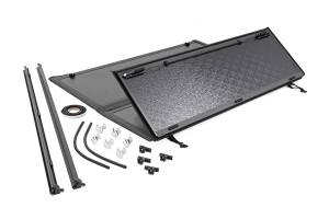 Rough Country - Hard Low Profile Bed Cover 6 Foot 4 Inch No Rambox Ram 1500 (19-23)/1500 TRX (21-23) Rough Country - Image 2