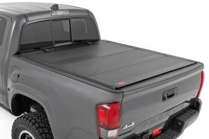 Hard Tri-Fold Flip Up Bed Cover 5 Foot Bed Toyota Tacoma 2WD/4WD (2005-2015) Rough Country