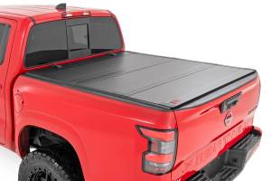 Rough Country - Hard Tri-Fold Flip Up Bed Cover 5 Foot Bed Nissan Frontier 2WD/4WD (22-26) Rough Country - Image 1
