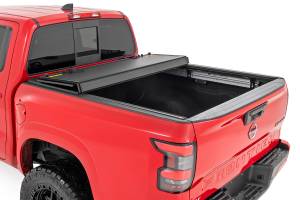 Rough Country - Hard Tri-Fold Flip Up Bed Cover 5 Foot Bed Nissan Frontier 2WD/4WD (22-26) Rough Country - Image 3
