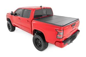 Rough Country - Hard Tri-Fold Flip Up Bed Cover 5 Foot Bed Nissan Frontier 2WD/4WD (22-26) Rough Country - Image 4