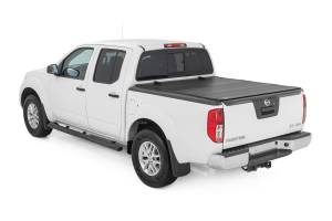 Rough Country - Hard Tri-Fold Flip Up Bed Cover 5 Foot Bed Nissan Frontier 2WD/4WD (05-21) Rough Country - Image 3