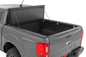 Rough Country - Hard Tri-Fold Flip Up Bed Cover 5 Foot Bed Ford Ranger 2WD/4WD (2019-2023) Rough Country - Image 2