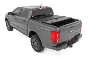 Rough Country - Hard Tri-Fold Flip Up Bed Cover 5 Foot Bed Ford Ranger 2WD/4WD (2019-2023) Rough Country - Image 4