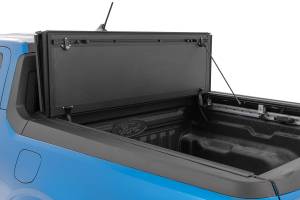 Rough Country - Hard Tri-Fold Flip Up Bed Cover 4 Foot 6 Inch Bed Ford Maverick 2WD/4WD (22-26) Rough Country - Image 2