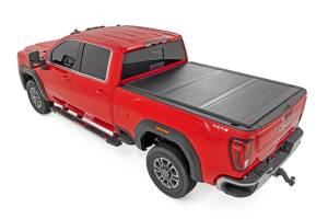 Rough Country - Hard Low Profile Bed Cover 6 Foot 9 Inch Bed Rail Caps Silverado/Sierra 2500HD/3500HD (20-26) Rough Country - Image 3