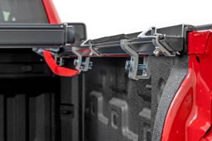 Rough Country - Hard Low Profile Bed Cover 6 Foot 9 Inch Bed Rail Caps Silverado/Sierra 2500HD/3500HD (20-26) Rough Country - Image 5